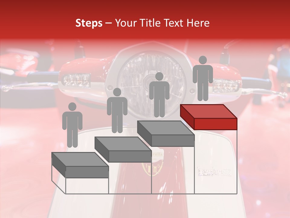 Stand Motoracing Exhibition Booth PowerPoint Template