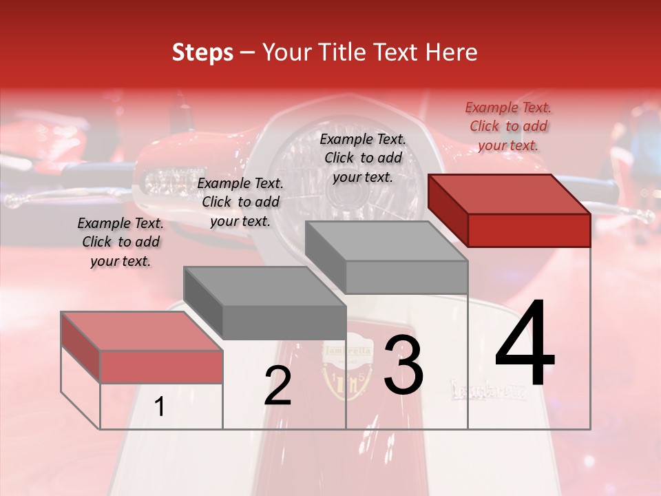 Stand Motoracing Exhibition Booth PowerPoint Template