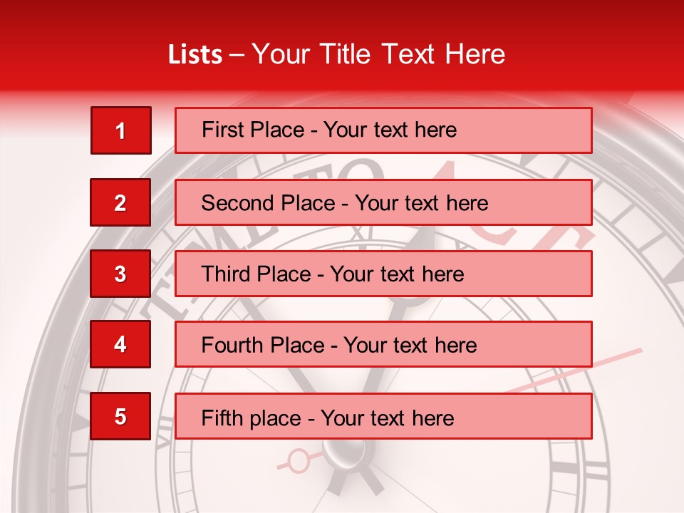Motivational Home Watch PowerPoint Template