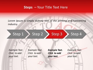 Motivational Home Watch PowerPoint Template