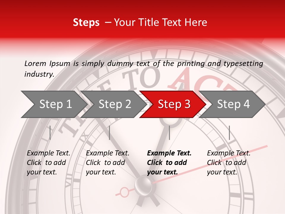 Motivational Home Watch PowerPoint Template