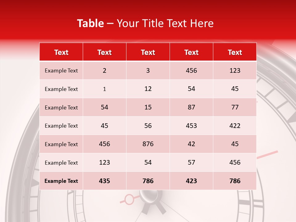 Motivational Home Watch PowerPoint Template