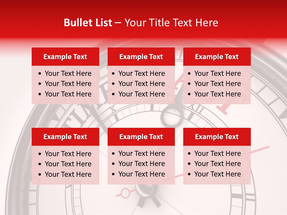 Motivational Home Watch PowerPoint Template