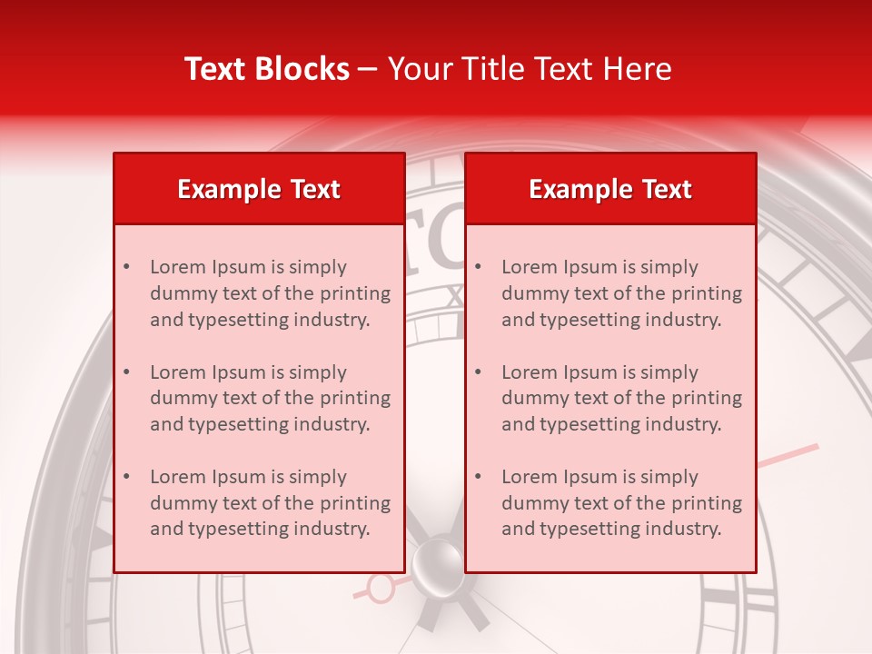 Motivational Home Watch PowerPoint Template