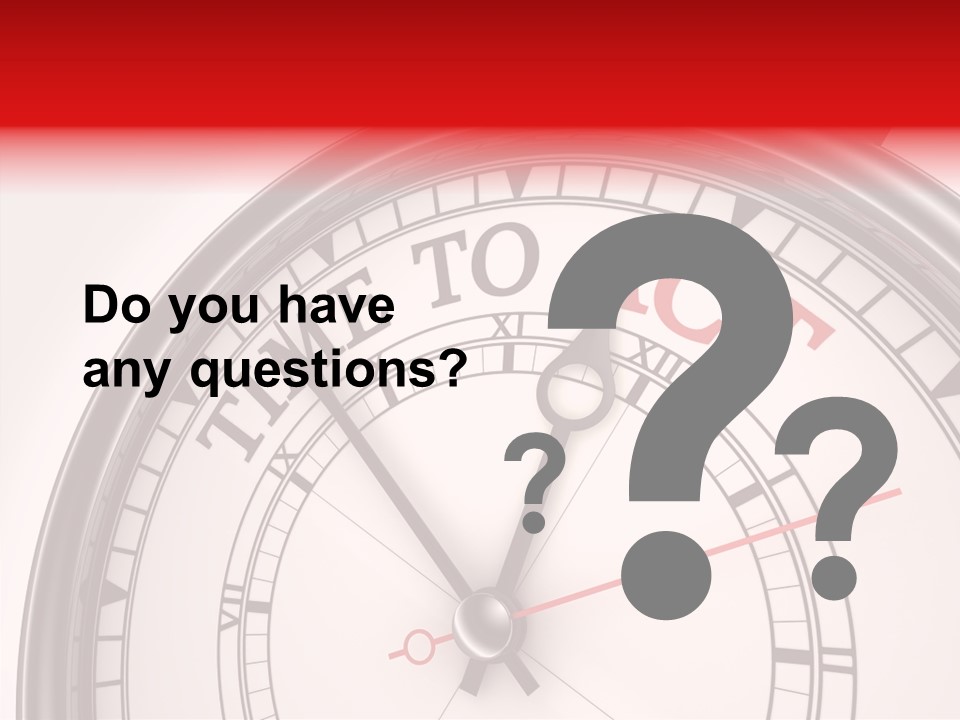 Motivational Home Watch PowerPoint Template