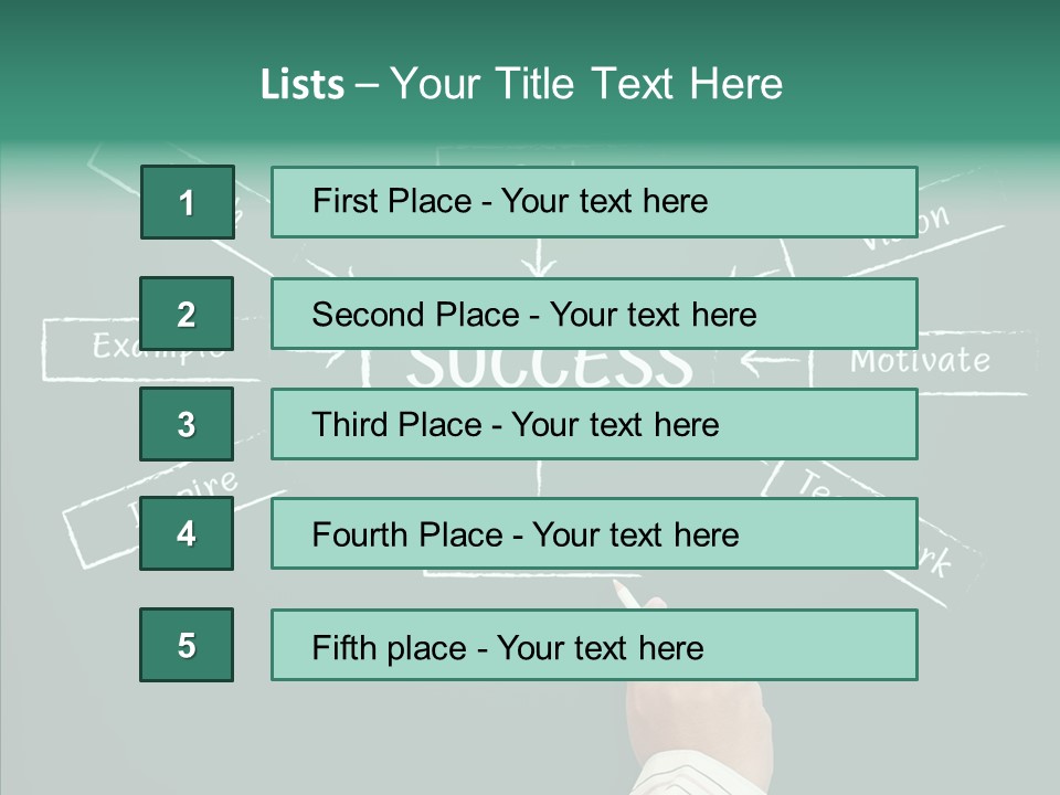 Inspiration Board Achieve PowerPoint Template