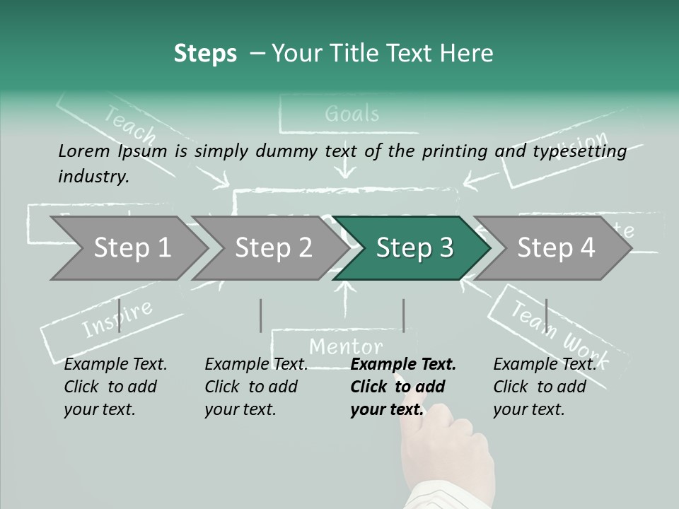 Inspiration Board Achieve PowerPoint Template