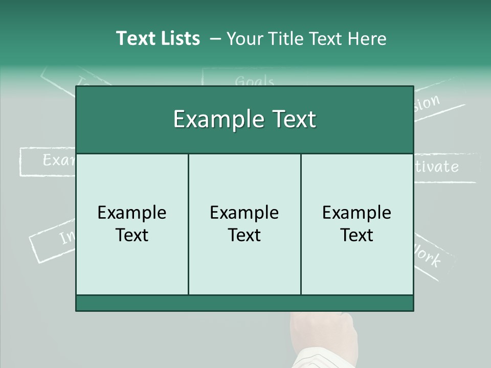 Inspiration Board Achieve PowerPoint Template