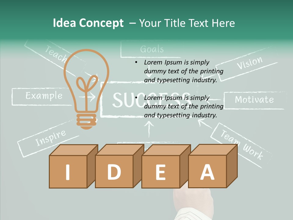 Inspiration Board Achieve PowerPoint Template