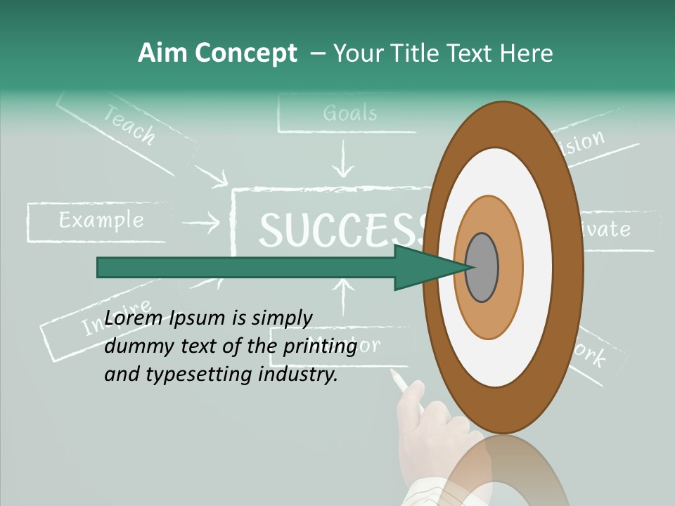 Inspiration Board Achieve PowerPoint Template