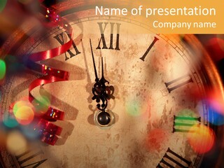 Alarm Midnight New PowerPoint Template