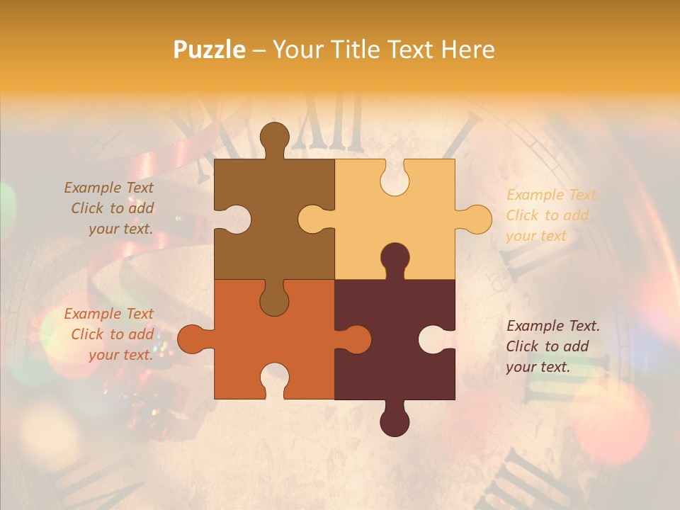 Alarm Midnight New PowerPoint Template