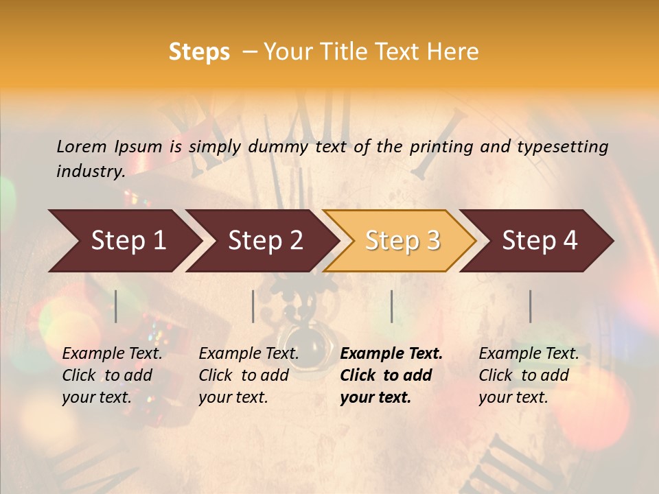 Alarm Midnight New PowerPoint Template