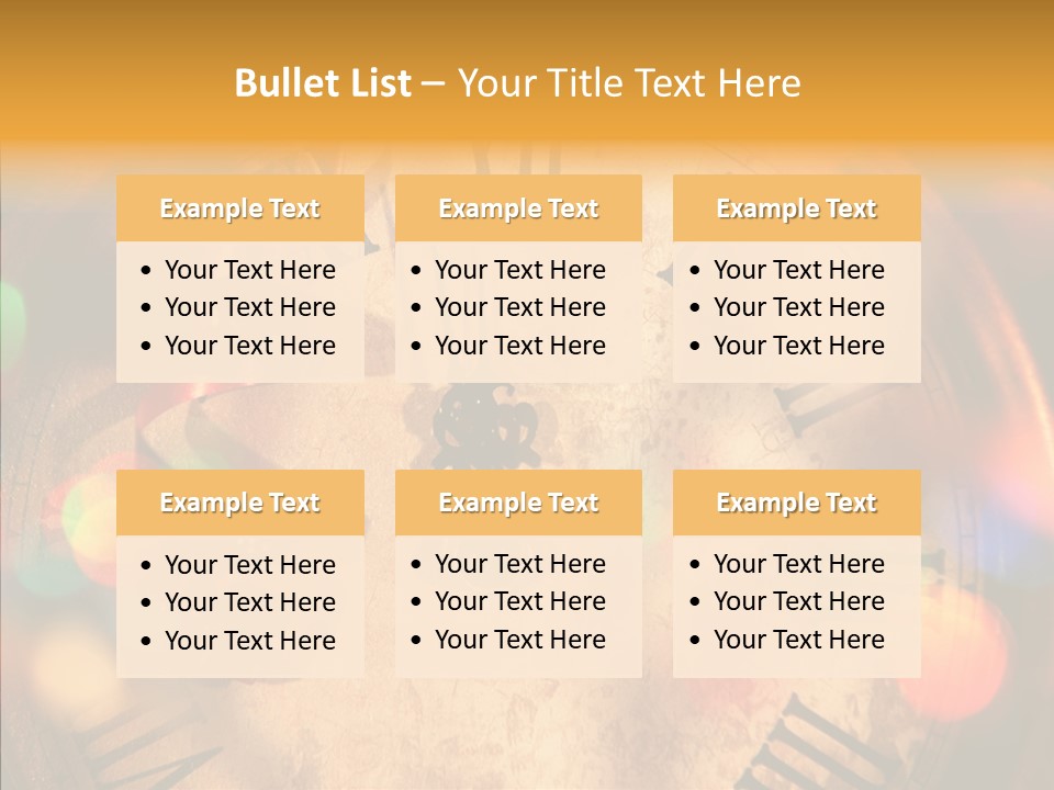 Alarm Midnight New PowerPoint Template