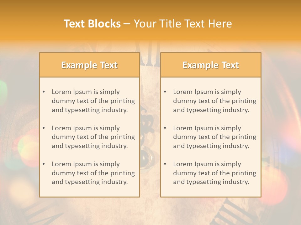 Alarm Midnight New PowerPoint Template