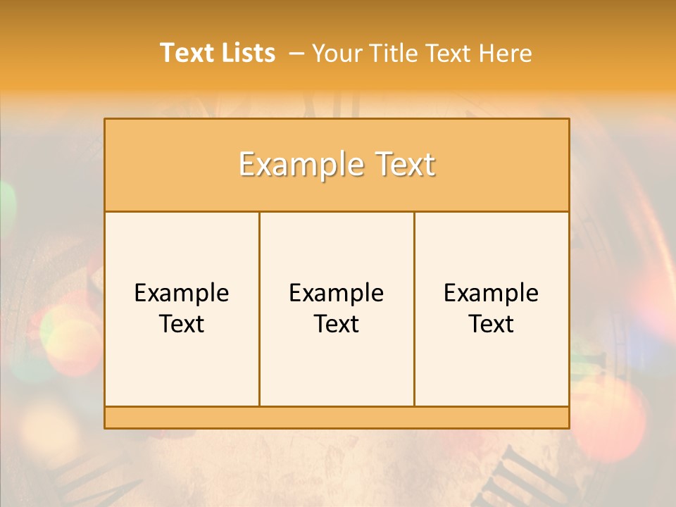 Alarm Midnight New PowerPoint Template