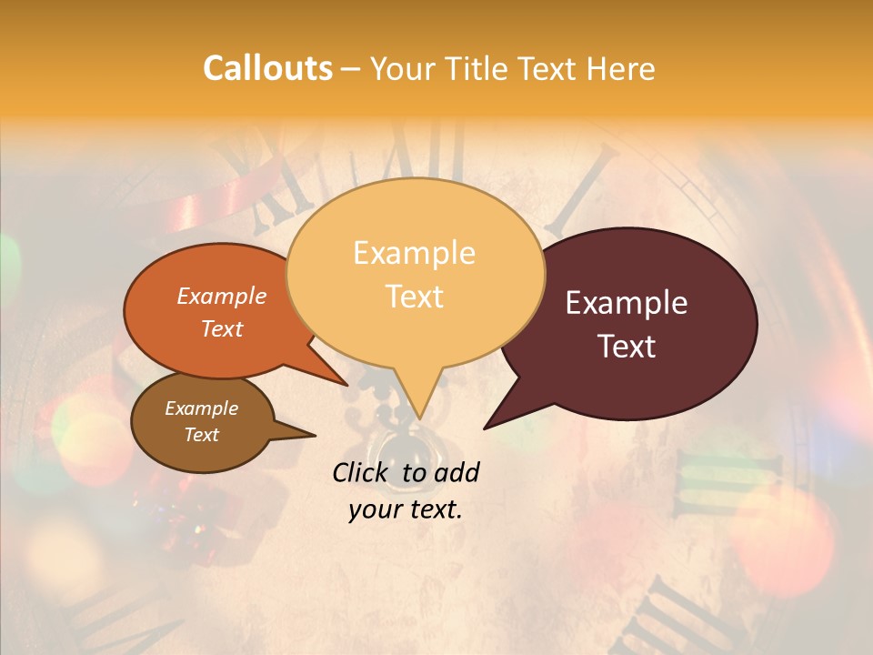Alarm Midnight New PowerPoint Template