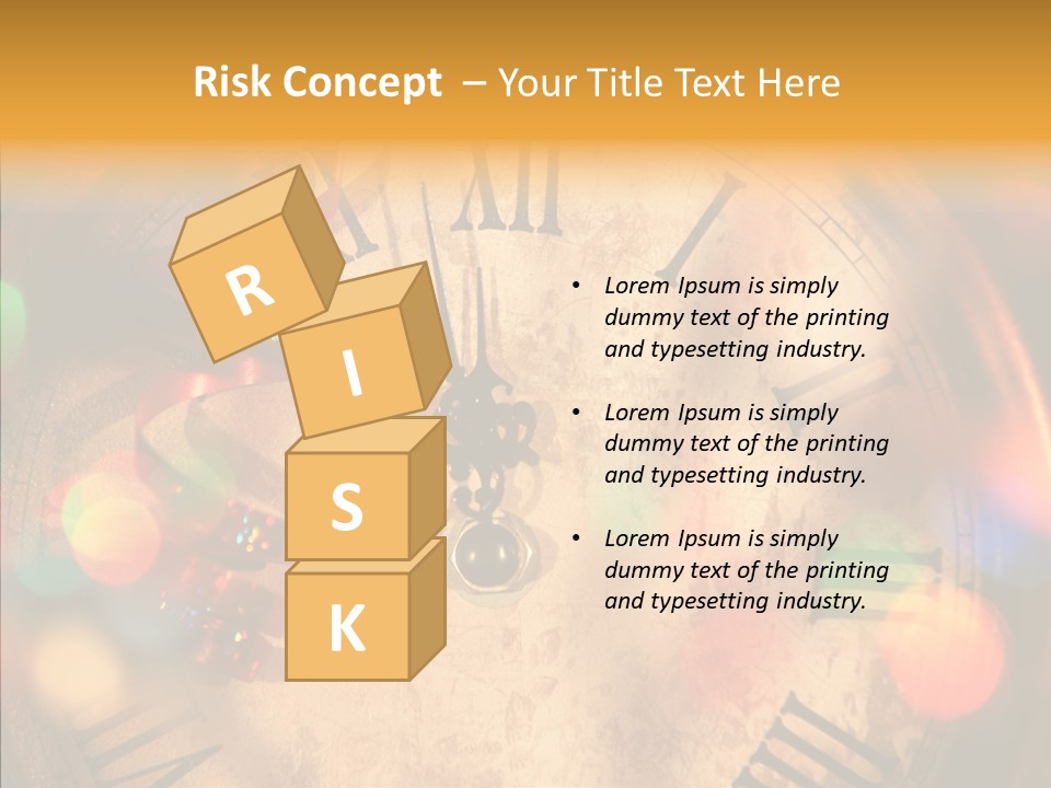 Alarm Midnight New PowerPoint Template