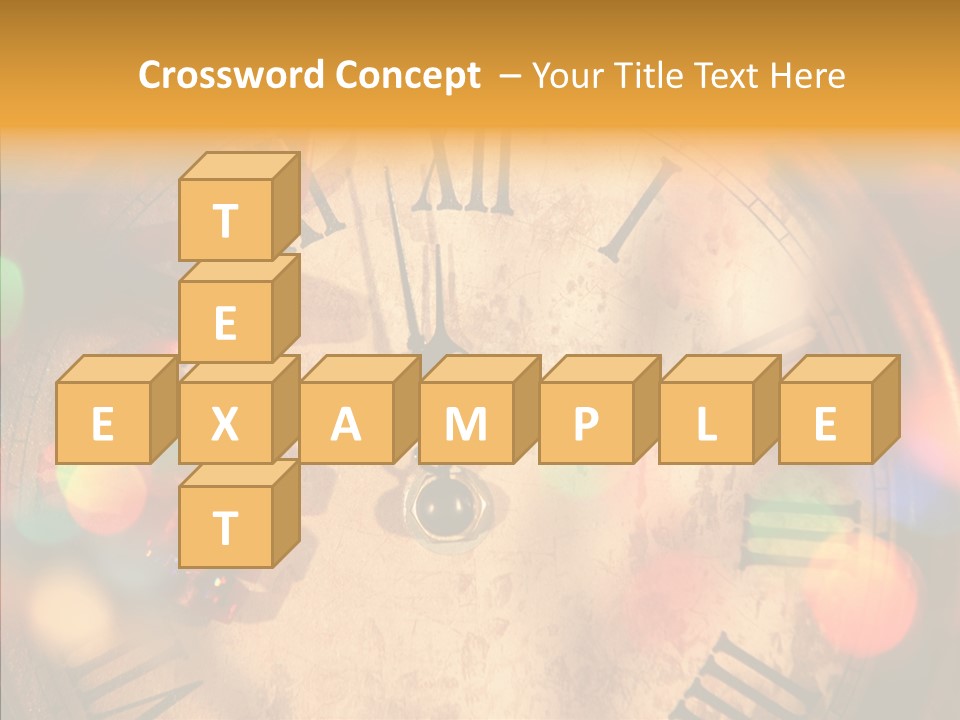 Alarm Midnight New PowerPoint Template