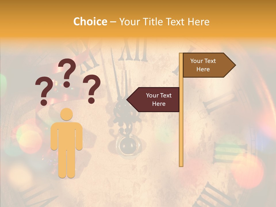 Alarm Midnight New PowerPoint Template