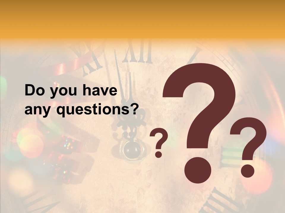 Alarm Midnight New PowerPoint Template