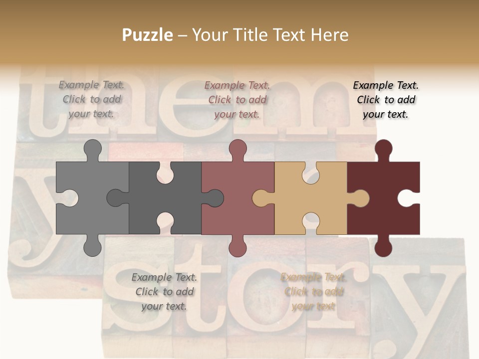 Personality Identity Isolated On White PowerPoint Template