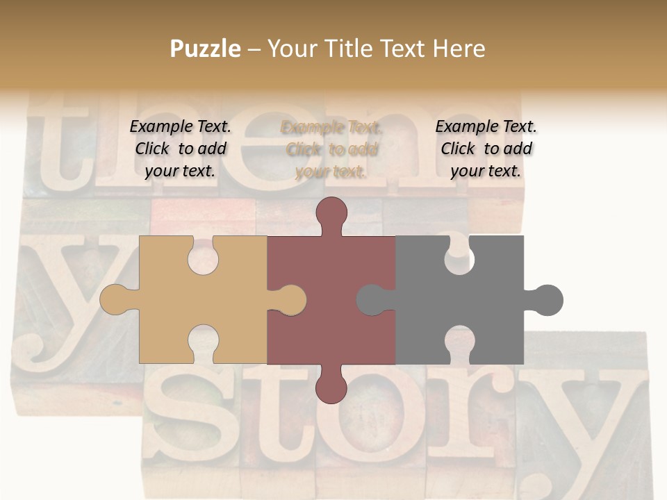 Personality Identity Isolated On White PowerPoint Template