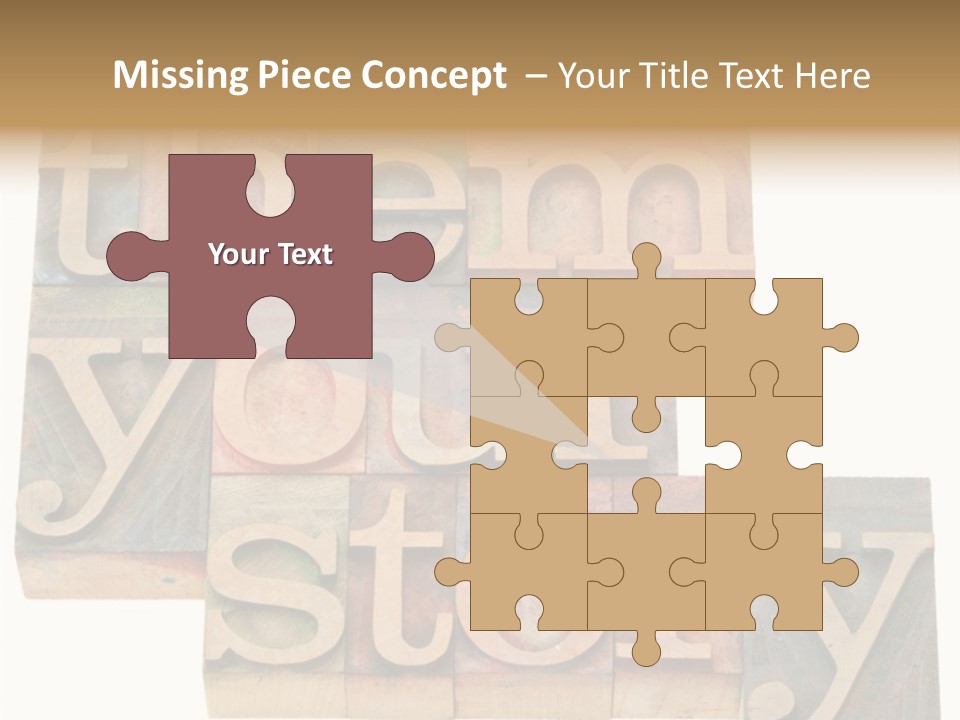 Personality Identity Isolated On White PowerPoint Template