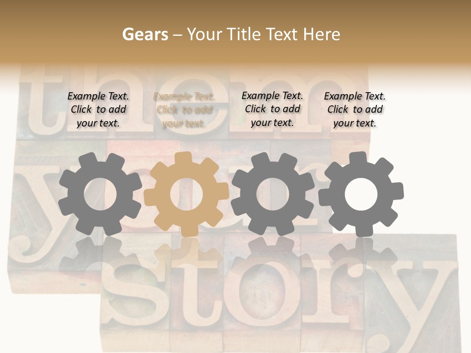 Personality Identity Isolated On White PowerPoint Template