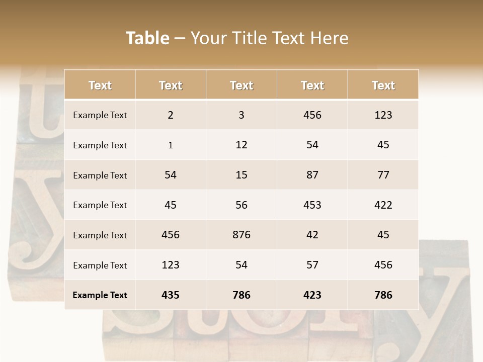 Personality Identity Isolated On White PowerPoint Template