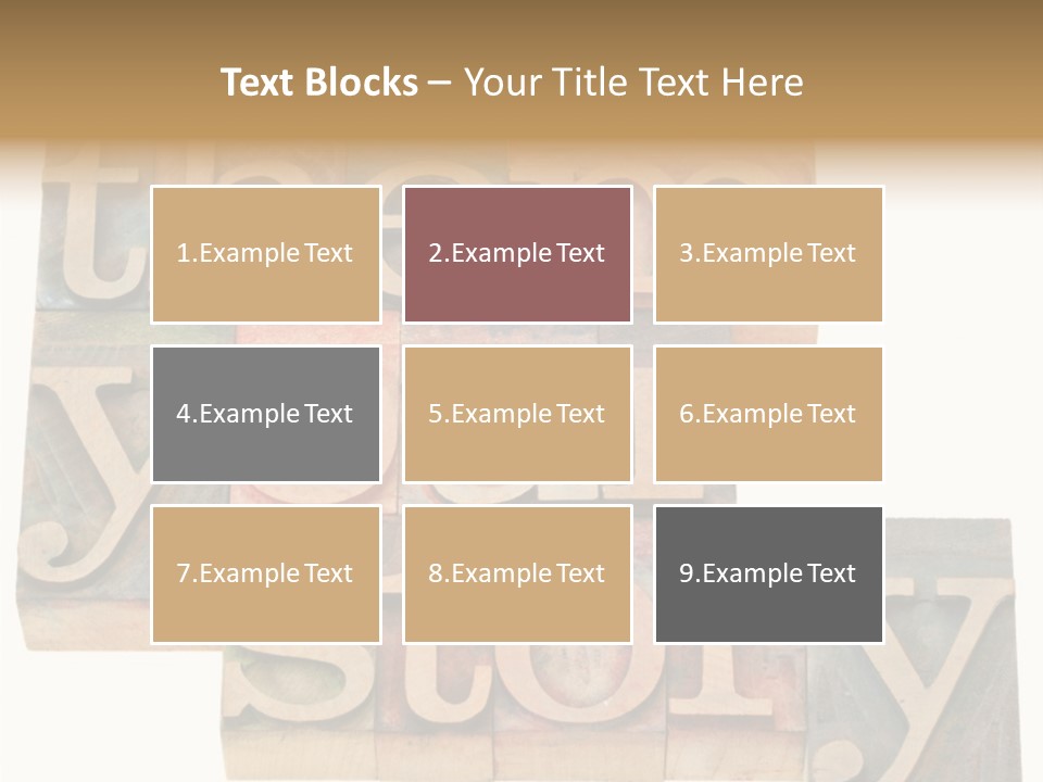 Personality Identity Isolated On White PowerPoint Template