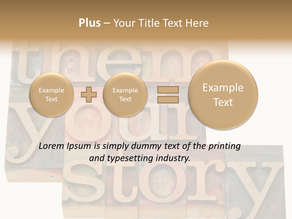 Personality Identity Isolated On White PowerPoint Template