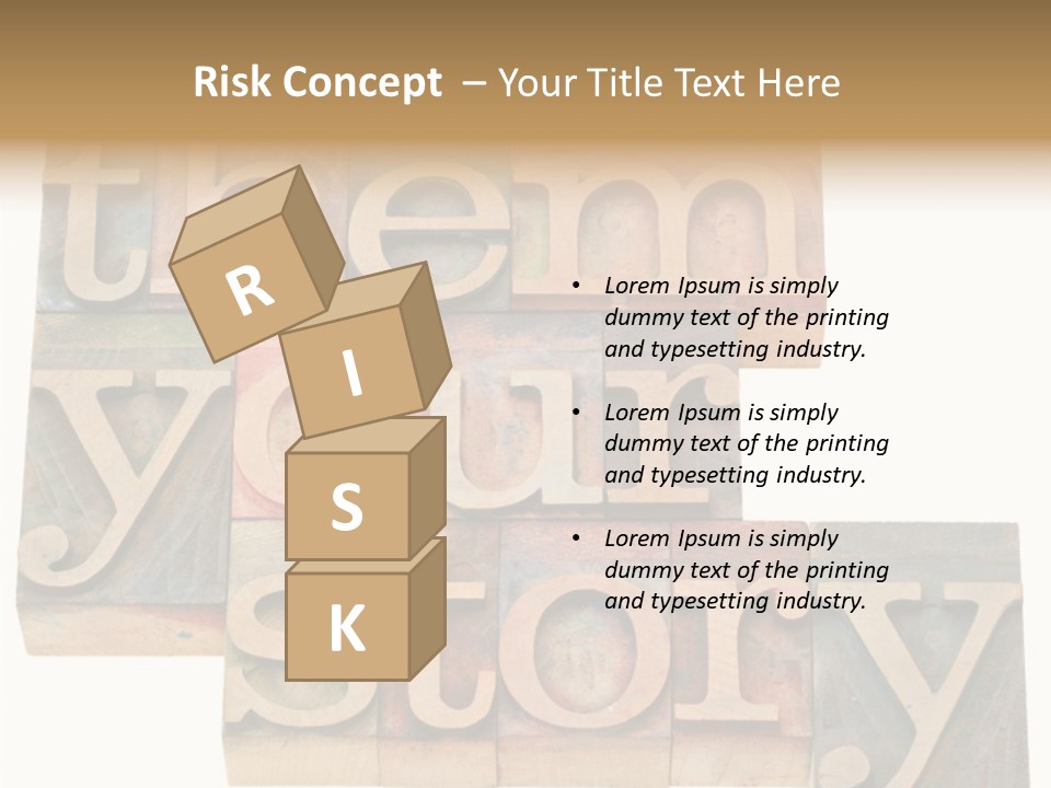 Personality Identity Isolated On White PowerPoint Template