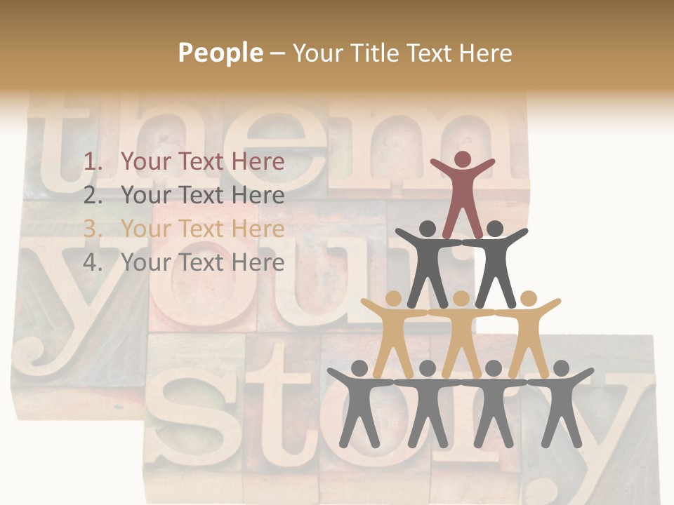 Personality Identity Isolated On White PowerPoint Template