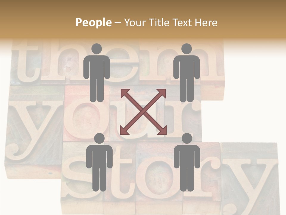 Personality Identity Isolated On White PowerPoint Template