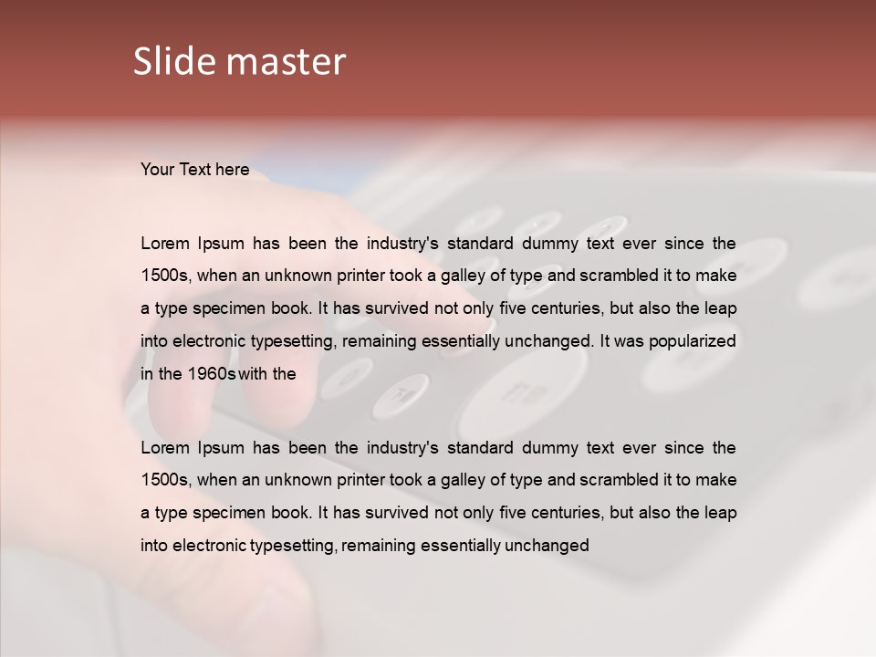 Slimming Waist Beautiful PowerPoint Template