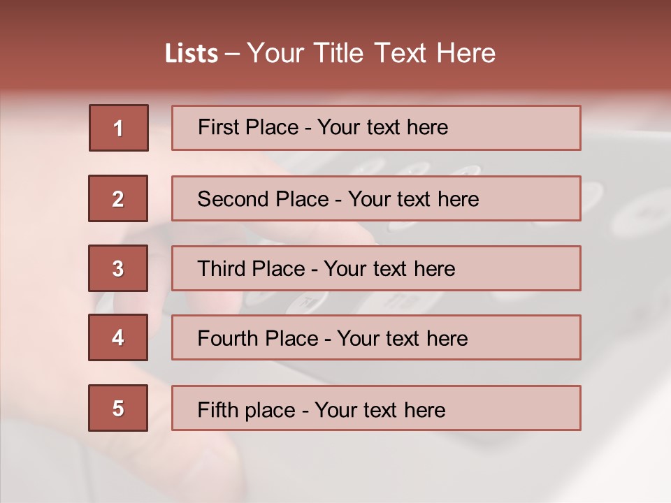 Slimming Waist Beautiful PowerPoint Template
