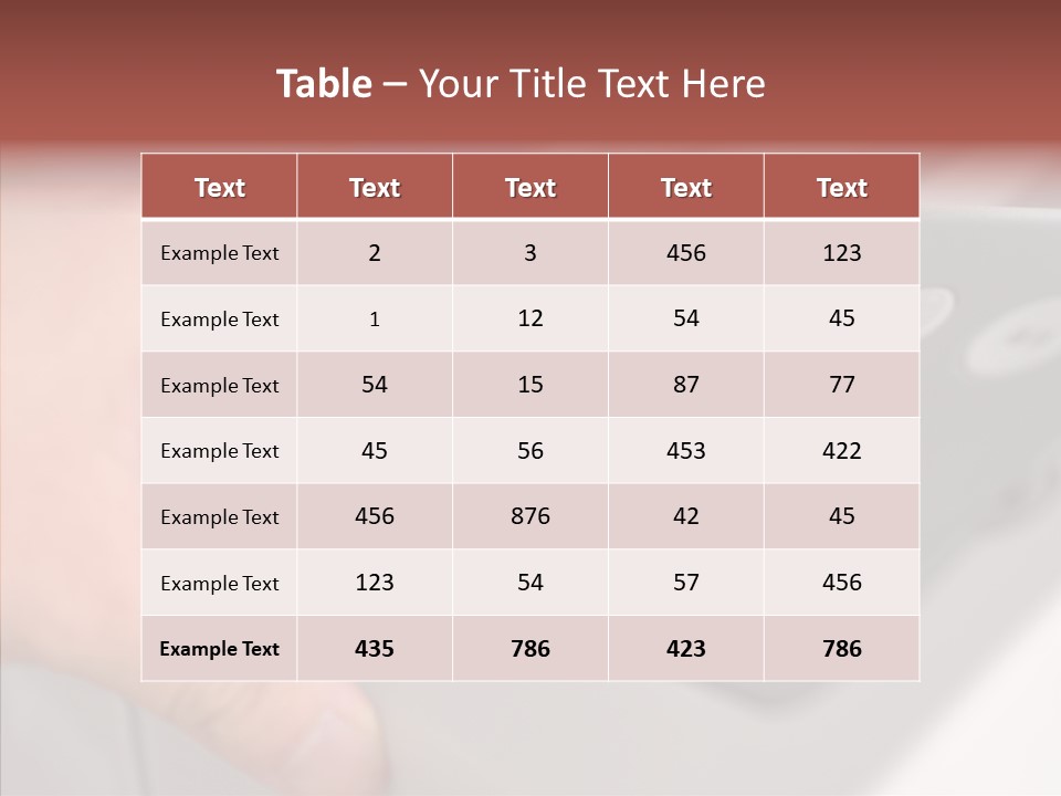 Slimming Waist Beautiful PowerPoint Template