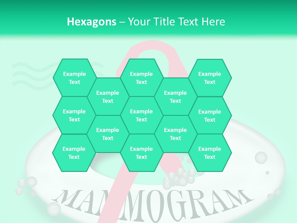 A Pink Ribbon Is On Top Of A Life Preserver PowerPoint Template