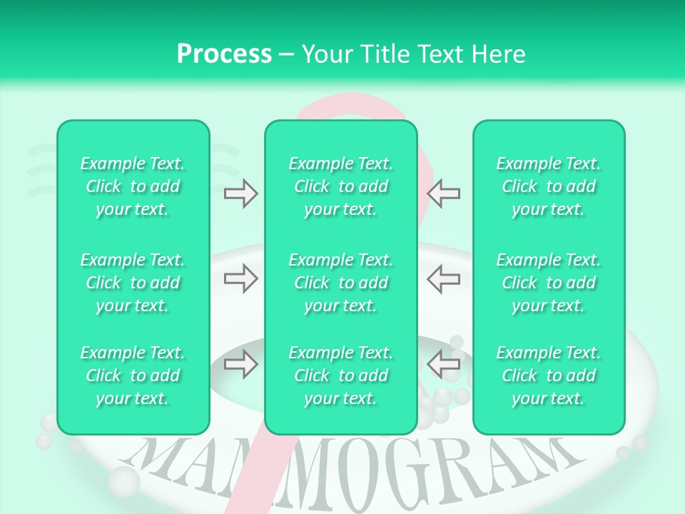 A Pink Ribbon Is On Top Of A Life Preserver PowerPoint Template