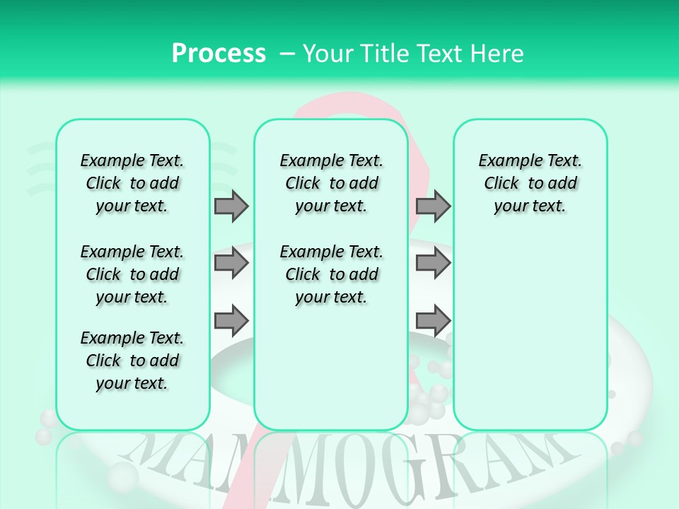 A Pink Ribbon Is On Top Of A Life Preserver PowerPoint Template