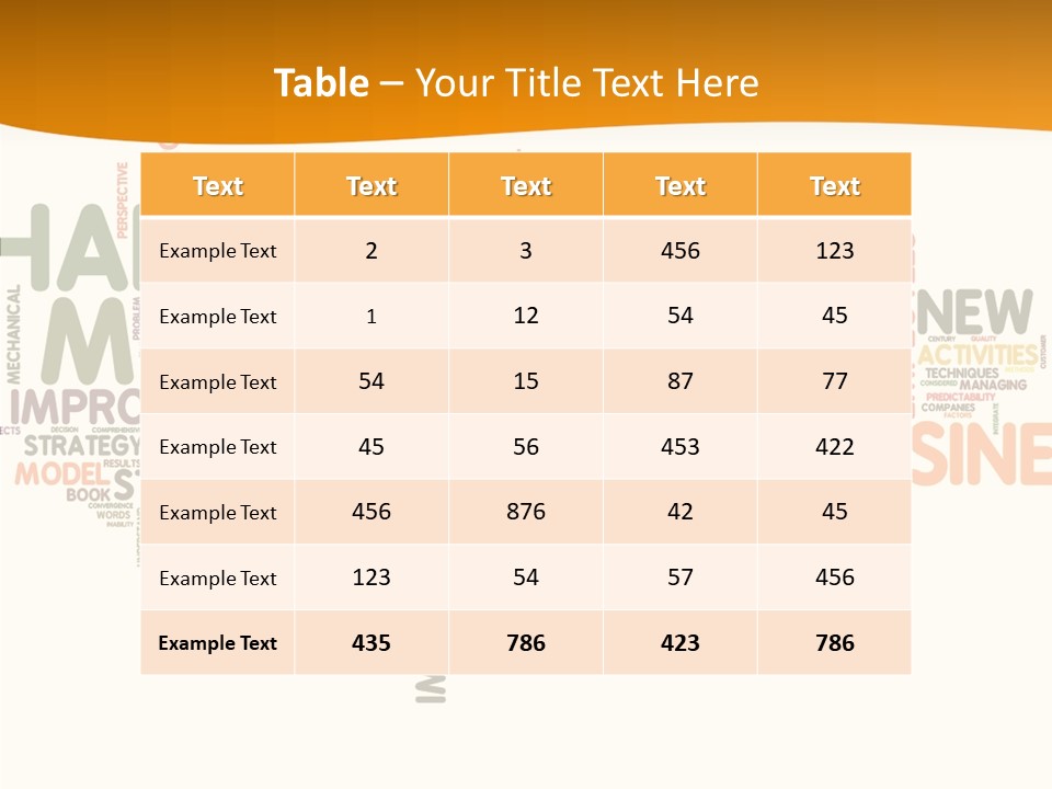 Value Productivity Improvement PowerPoint Template
