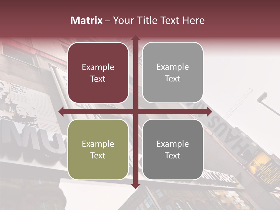 Wall Europe Friedrichstrasse PowerPoint Template