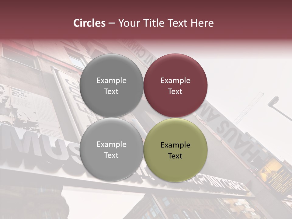 Wall Europe Friedrichstrasse PowerPoint Template