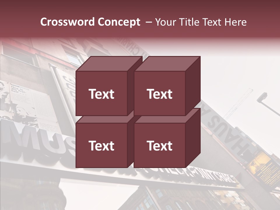 Wall Europe Friedrichstrasse PowerPoint Template