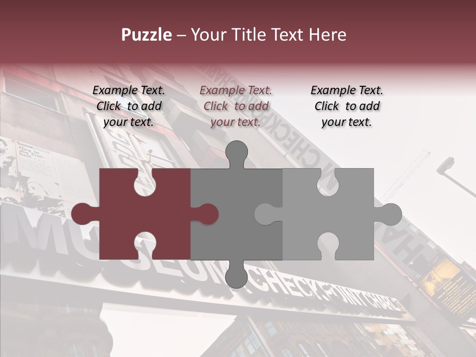 Wall Europe Friedrichstrasse PowerPoint Template