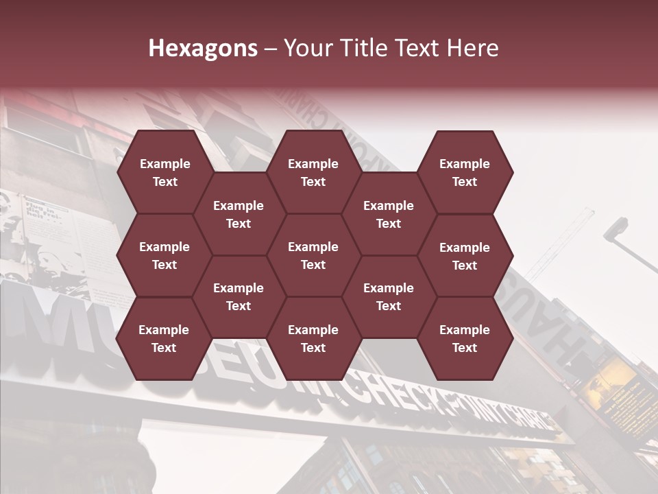 Wall Europe Friedrichstrasse PowerPoint Template