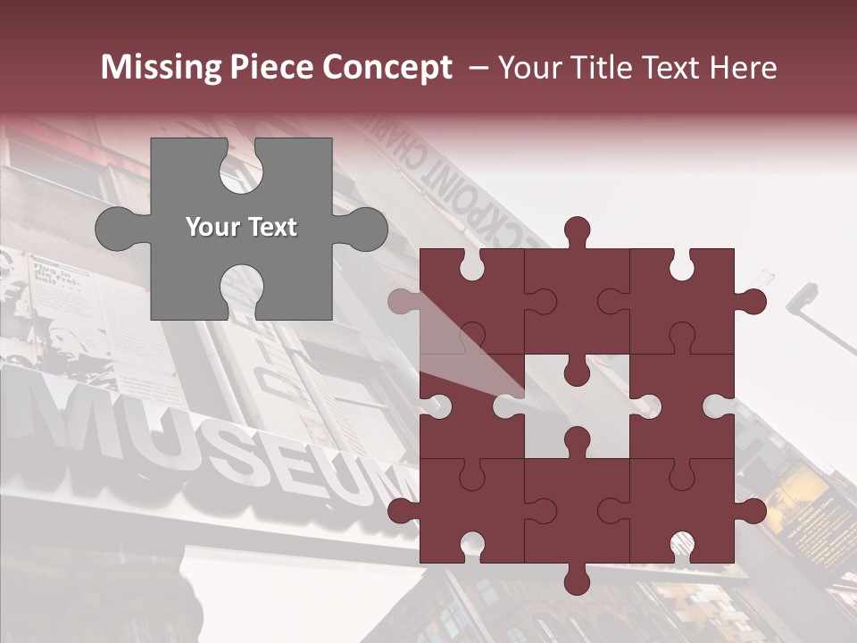 Wall Europe Friedrichstrasse PowerPoint Template