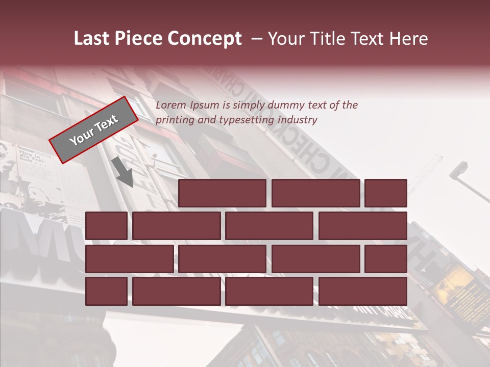 Wall Europe Friedrichstrasse PowerPoint Template