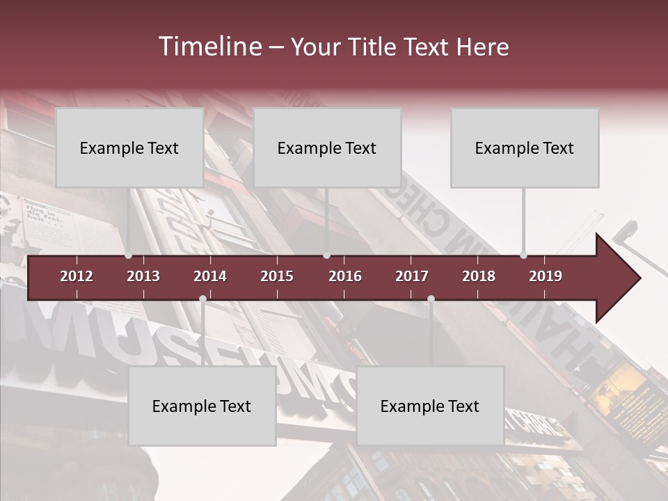 Wall Europe Friedrichstrasse PowerPoint Template